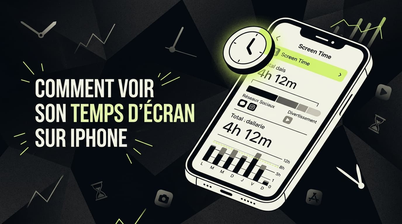 Voir son temps d'écran sur iPhone en 2026