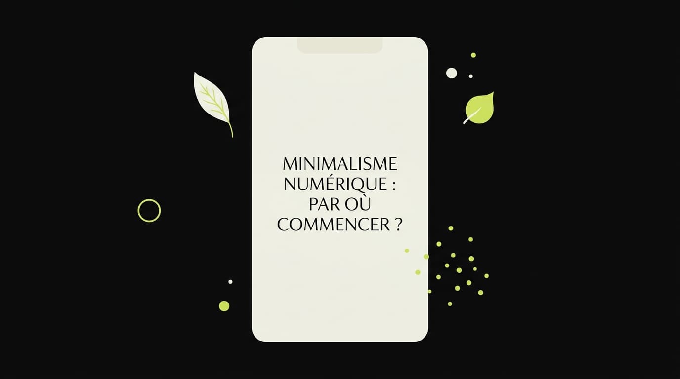 Minimalisme numérique : guide pratique 2026