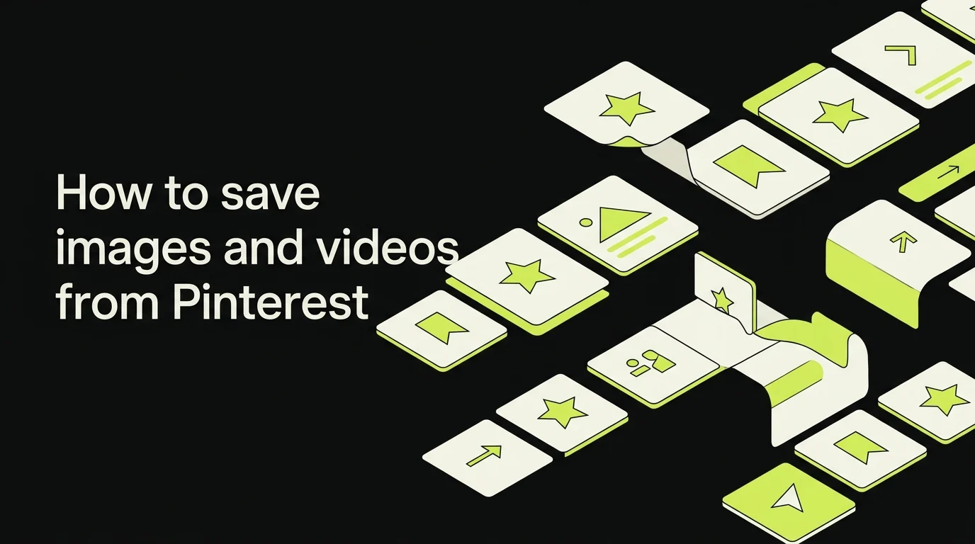 How to Save Images and Videos from Pinterest