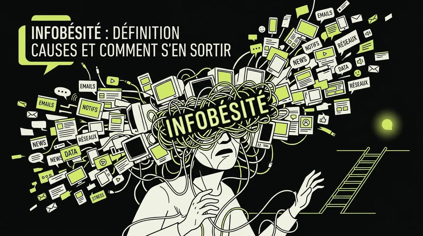 Infobésité : définition, causes et comment s'en sortir